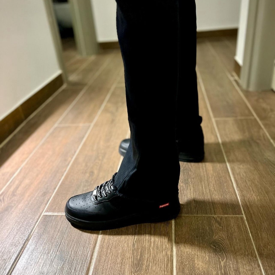 Giày Nike Supreme x Air Force 1 Low 'Box Logo Black' CU9225-001 - Ảnh 8