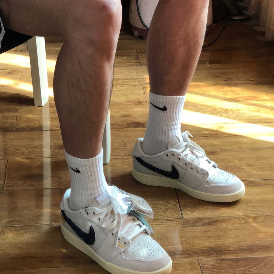 Alternative view of Giày Nike Air Jordan 1 Retro AJKO Low SP 'Union Sail Leather' DZ4864-100