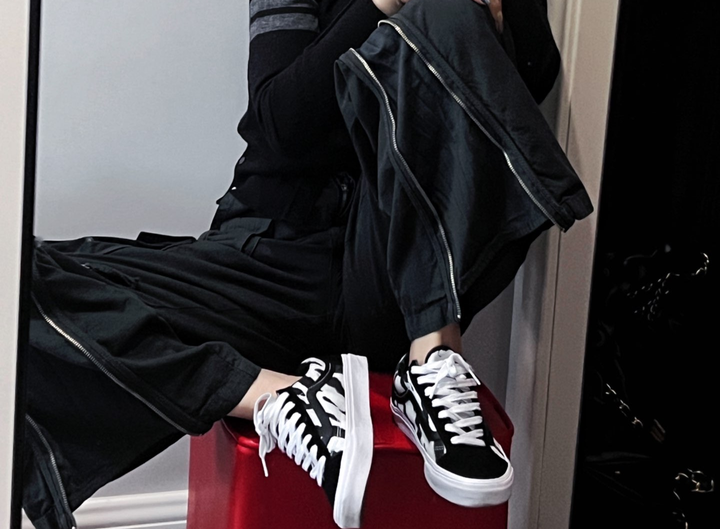 Giày Vans Tiger Style 36 Low-Top 'Black White' VN0A3DZ3WHT - Ảnh 6