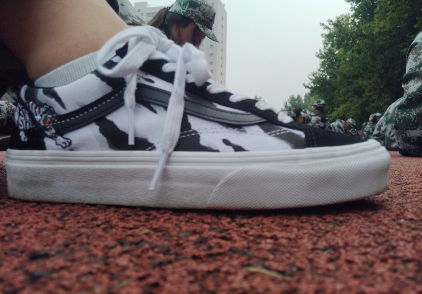 Giày Vans Tiger Style 36 Low-Top 'Black White' VN0A3DZ3WHT - Ảnh 2