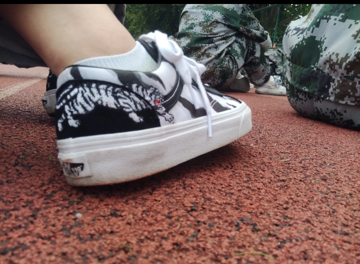 Giày Vans Tiger Style 36 Low-Top 'Black White' VN0A3DZ3WHT - Ảnh 3