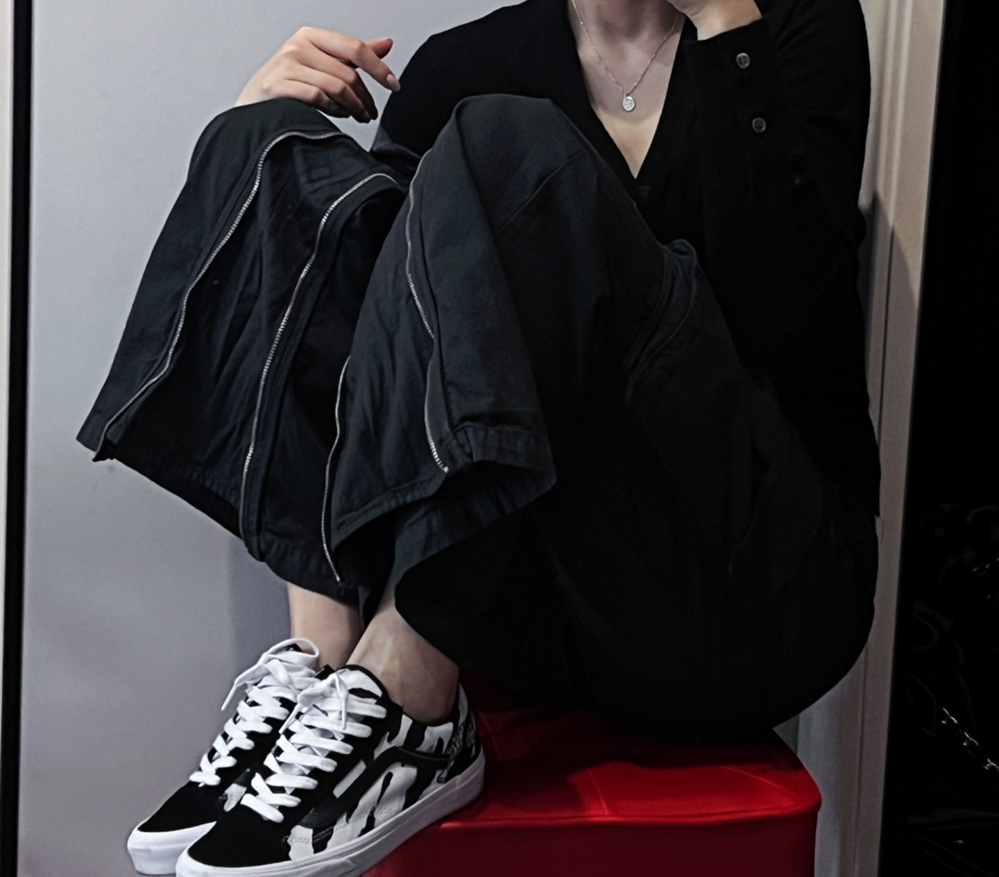 Giày Vans Tiger Style 36 Low-Top 'Black White' VN0A3DZ3WHT - Ảnh 5