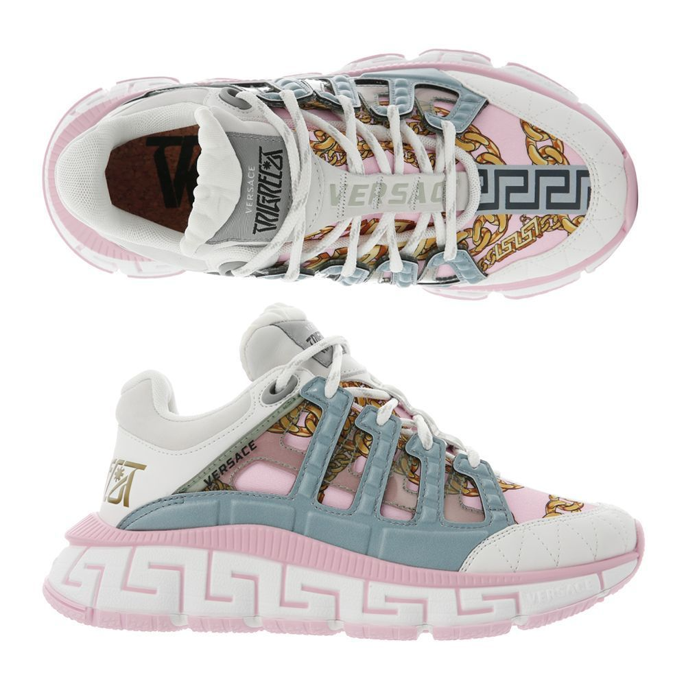 Giày Versace Trigreca Trainers 1004182-1A02707-6W490 - Ảnh 4