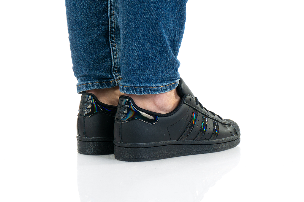 Giày Adidas Originals Superstar J 'Black' FV3140 - Ảnh 6