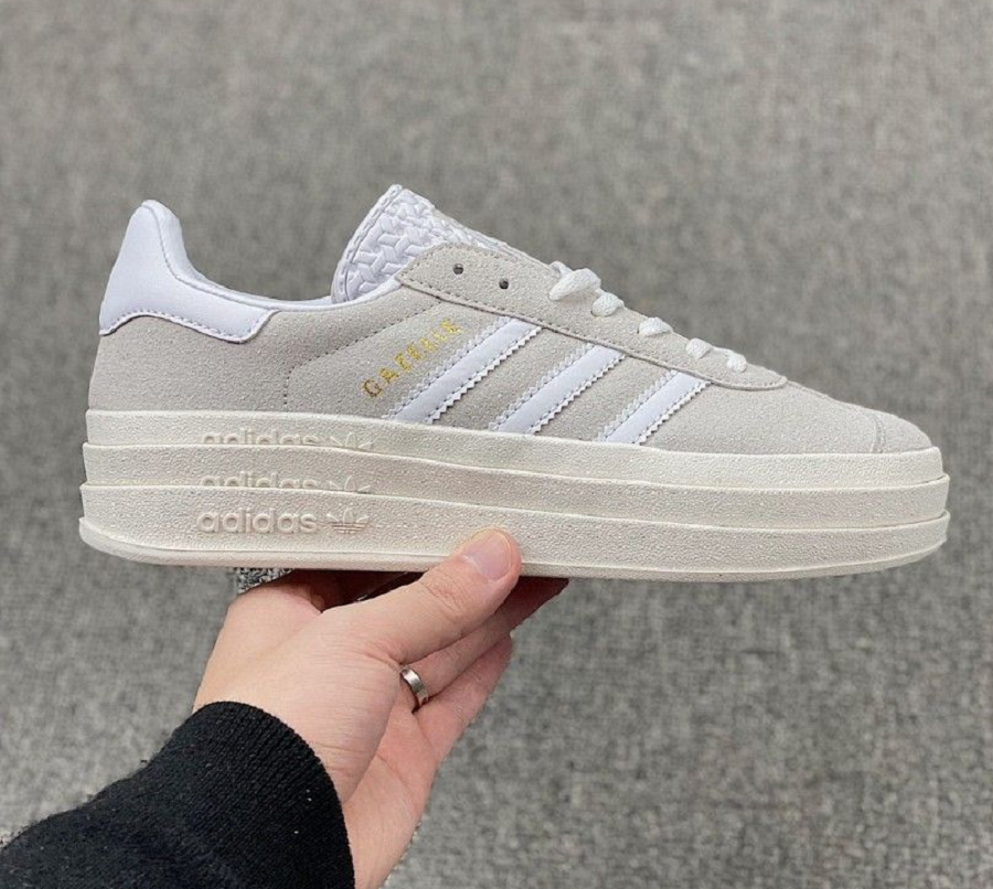 Giay Adidas Gazelle Bold 'Gray Two' HQ6893