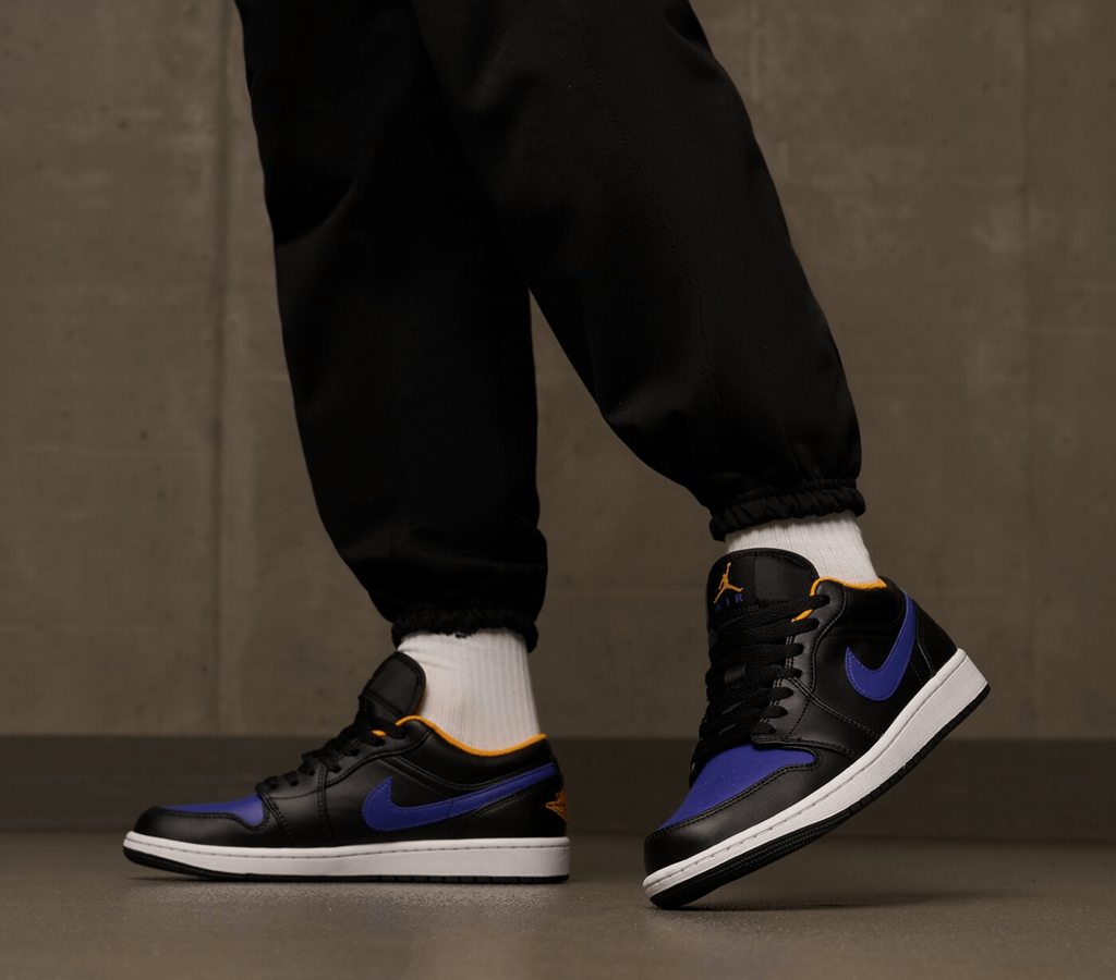Giay Nike Air Jordan 1 Low 'Lakers' 553558-075