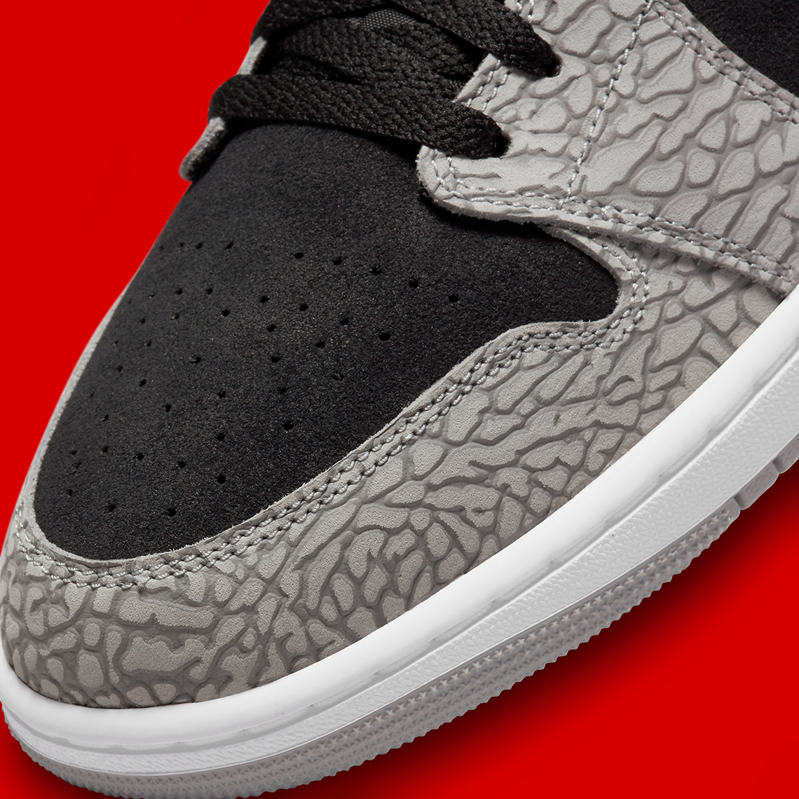 Giày Nike Air Jordan 1 Mid SE 'Elephant Toe' DM1200-016 - Ảnh 9