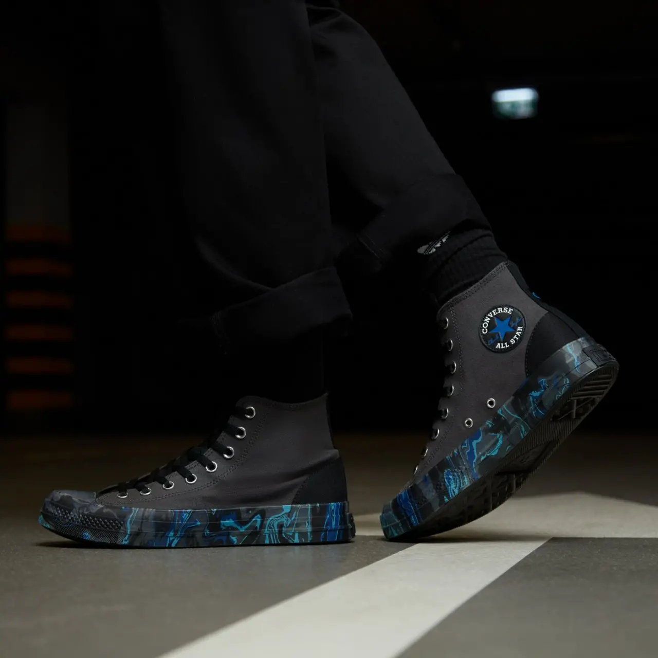 Alternative view of Giày Converse Unisex Chuck Taylor All Star CX Marbled Hi 'Storm Wind' A00426C