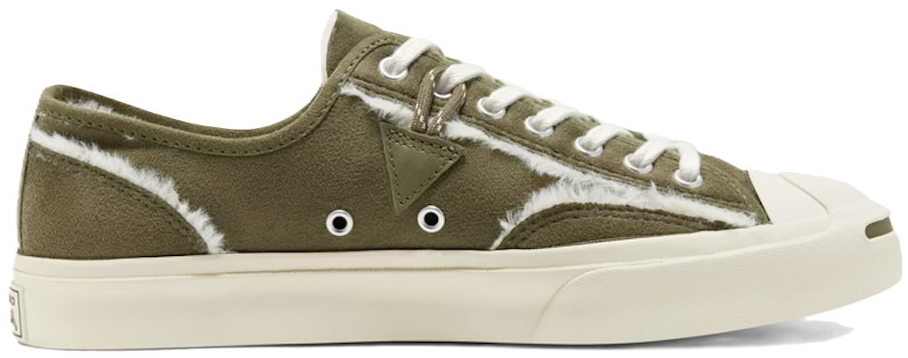 Giày Converse Faux Fur-Lined Leather Jack Purcell Canvas 166511C