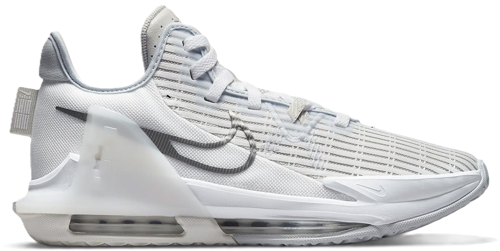 Giay Nike LeBron Witness 6 'White Metallic Pewter' CZ4052-102
