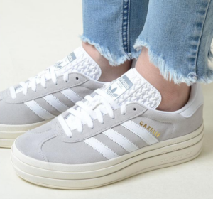 Giay Adidas Gazelle Bold 'Gray Two' HQ6893