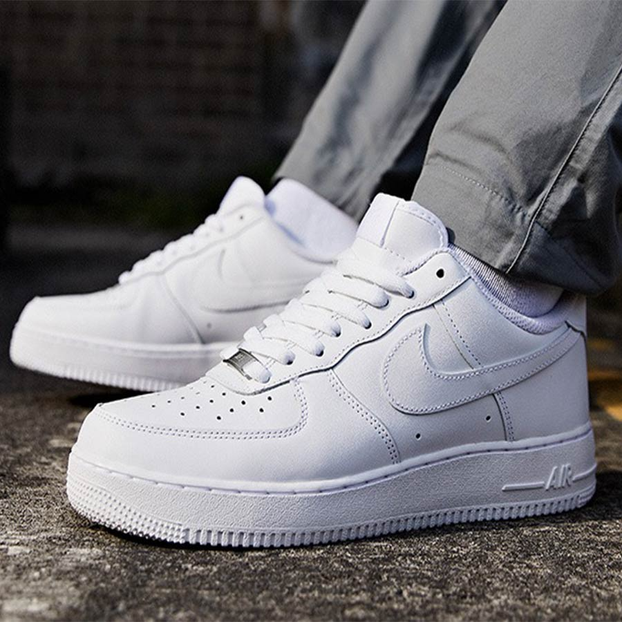 Giày Nike Air Force 1 All White Code Women DD8959-100 - Ảnh 2