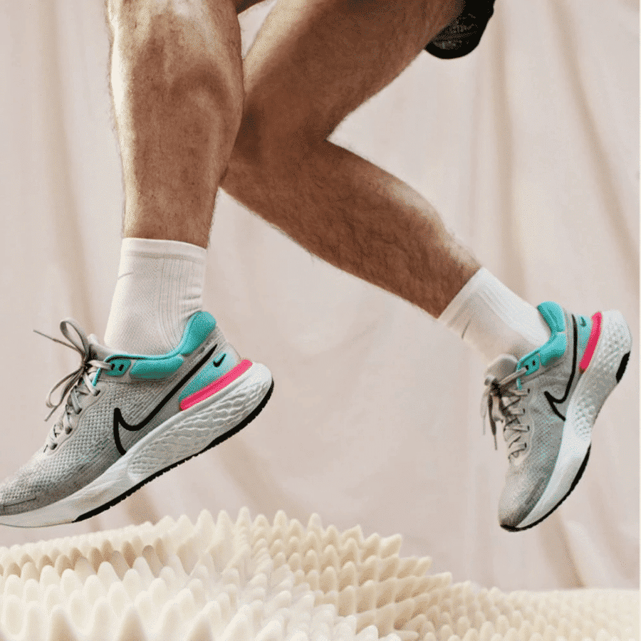 Giày Nike ZoomX Invincible Run Flyknit 'Grey Fog Dynamic Turquoise' CT2228-003 - Ảnh 4