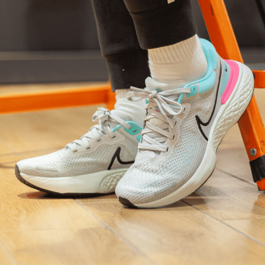 Giày Nike ZoomX Invincible Run Flyknit 'Grey Fog Dynamic Turquoise' CT2228-003 - Ảnh 3