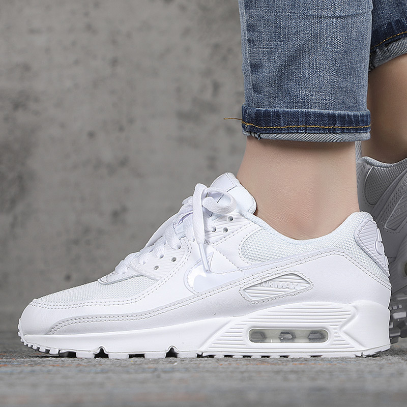 Giày Nike Wmns Air Max 90 Twist 'Triple White' CV8110-100 - Ảnh 4