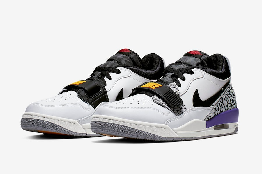 Giày Nike Jordan Legacy 312 Low 'Lakers' CD7069-102 - Ảnh 6