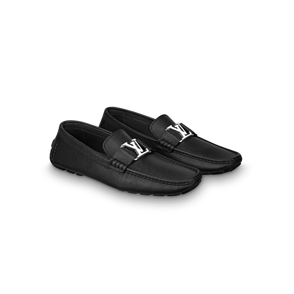 Giày Louis Vuitton Monte Carlo Moccasins 'Black' 1A3K23 - Ảnh 3