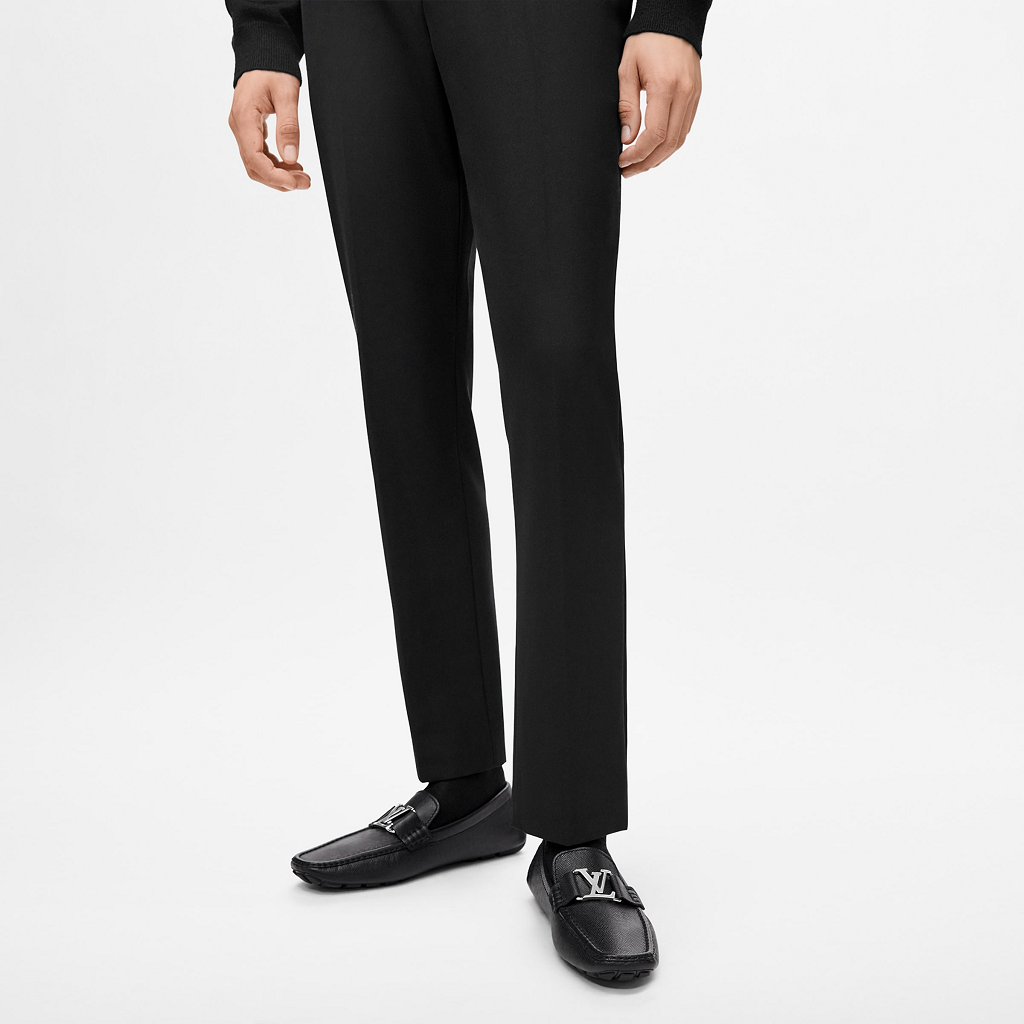 Giày Louis Vuitton Monte Carlo Moccasins 'Black' 1A3K23 - Ảnh 2