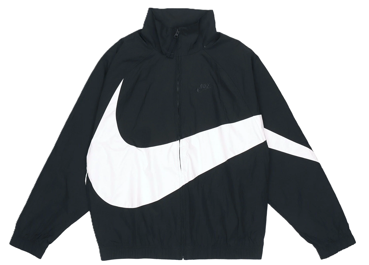 Áo Nike Sportswear 'Swoosh' Woven Black Windbreaker AR3133-010
