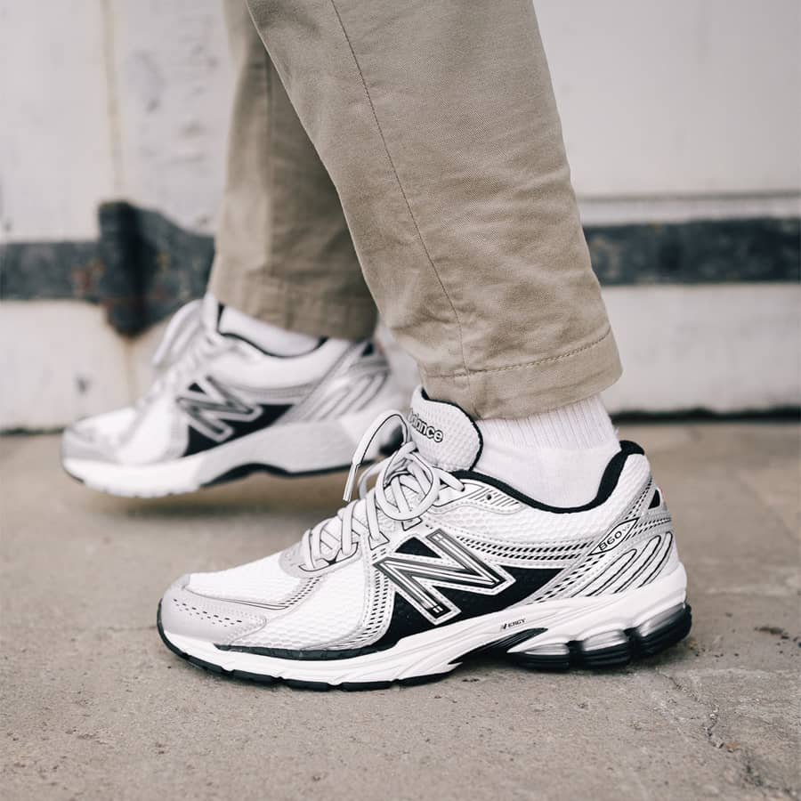 Giày New Balance 860 D 'White Black' ML860XD - Ảnh 4