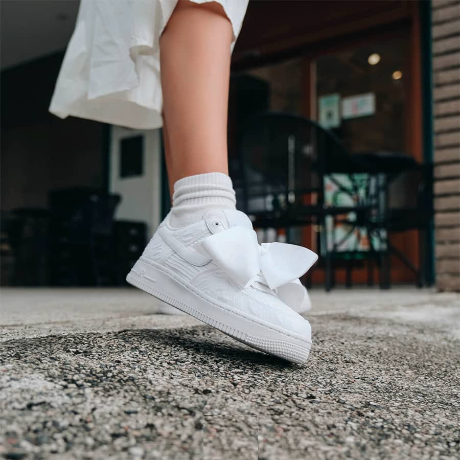 Giày Nike Air Force 1 Low Bow 'White' DV4244-111 - Ảnh 5