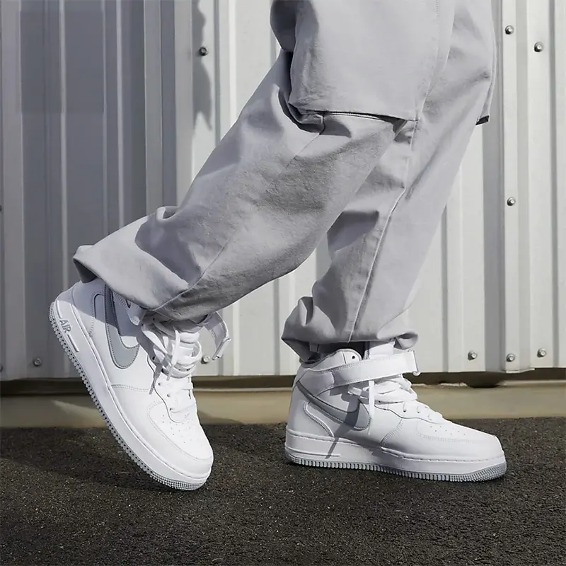 Giay Nike Air Force 1 Mid '07 'White Wolf Grey' DV0806-100