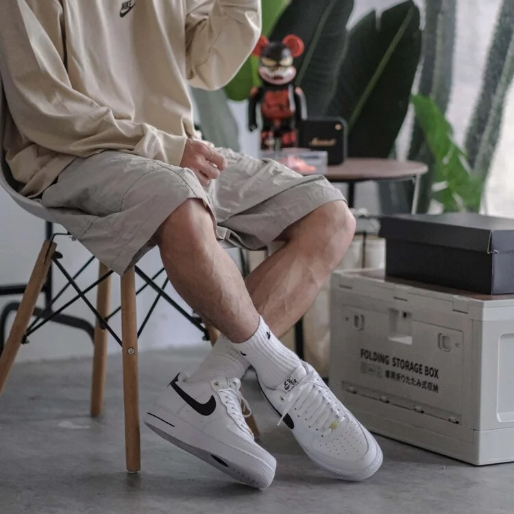 Giày Nike Air Force 1 Low '07 LV8 'White Black' DQ7658-100 - Ảnh 9