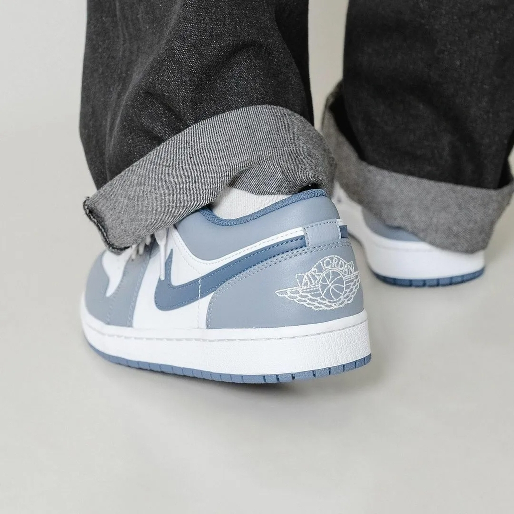 Giày Nike Air Jordan 1 Low 'Ashen Slate' 553558-414 - Ảnh 5