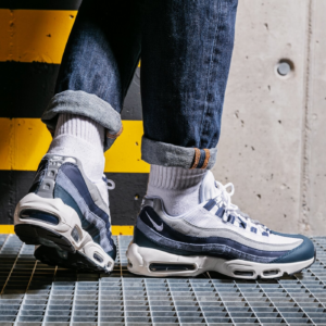 Alternative view of Giày Nike Air Max 95 Navy Grey White DC9412-400
