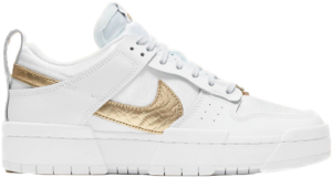 Giày Nike Wmns Dunk Low Disrupt 'White Metallic Gold' DD9676-100