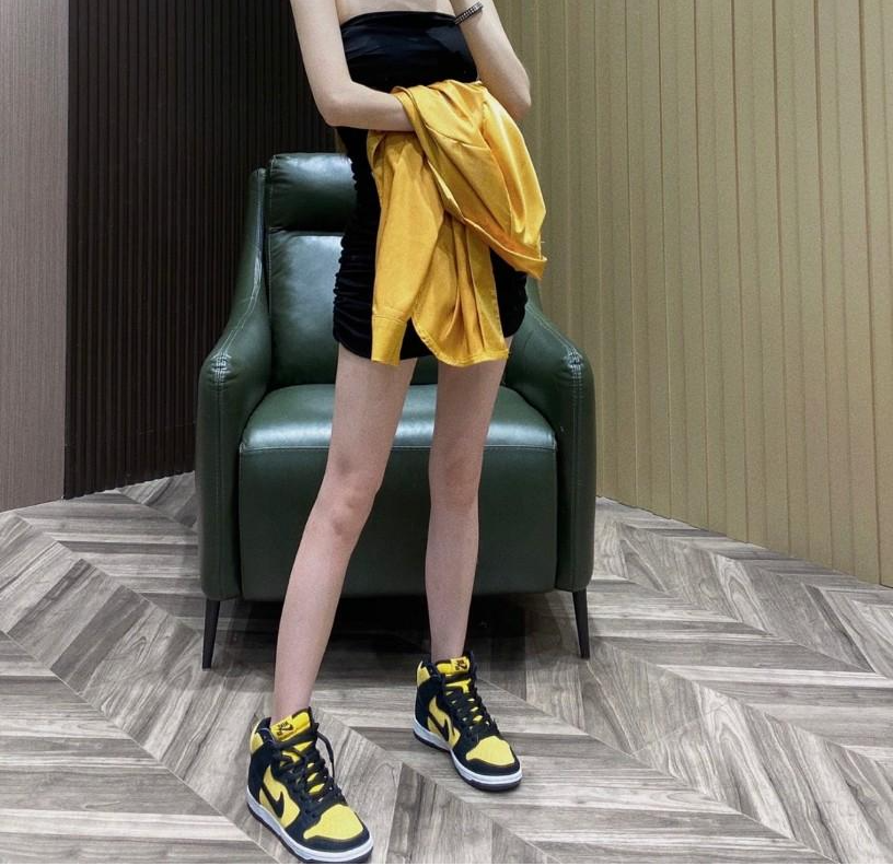 Giày Nike SB Dunk High 'Yellow Black' DB1640-001 - Ảnh 4