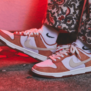 Alternative view of Giày Nike Dunk Low Premium 'Medium Curry' DD1390-100