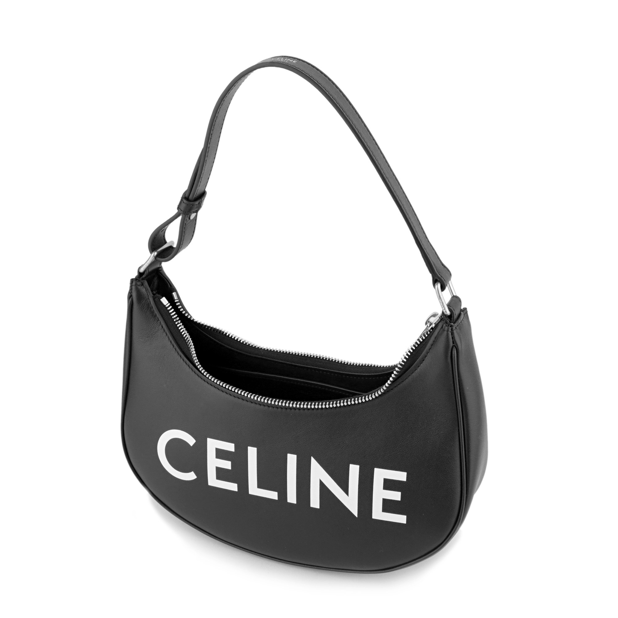 Túi Celine Ava Bag In Smooth Calfskin With Celine Print Black 193953DEE-38SI - Ảnh 3
