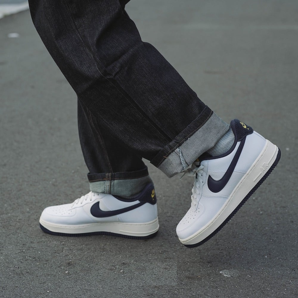 Giày Nike Air Force 1 Low '07 LV8 Michigan Varsity Jacket 2021 DO5220-141 - Ảnh 3