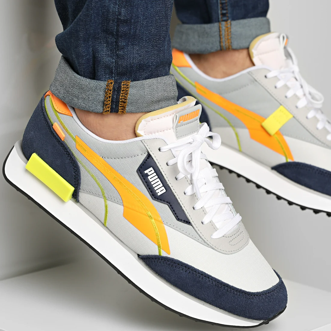 Giày Puma Future Rider Twofold SD 'High Rise Fluo Orange' 381052-02 - Ảnh 2