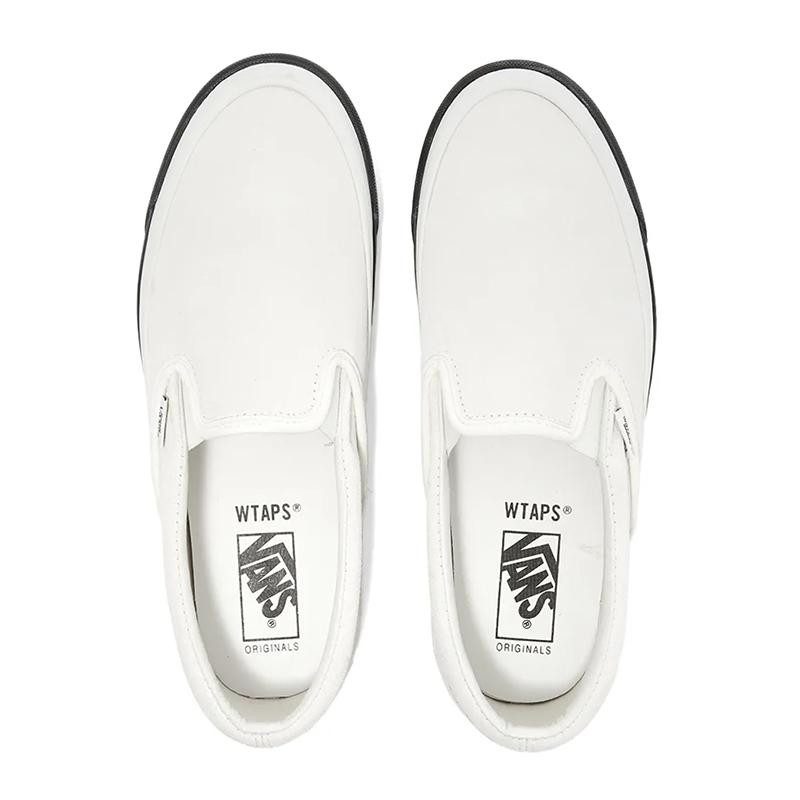 Giày Vans Classic Slip-On LX x WTAPS 'White Black' VN0A45JK20F1 - Ảnh 4