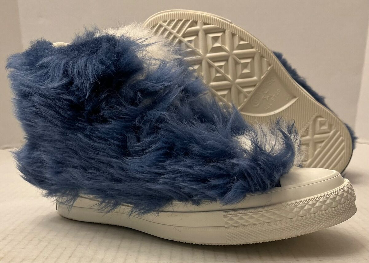 Giay Converse AMBUSH x Chuck 70 High 'Fuzzy Navy Blue' 170587C