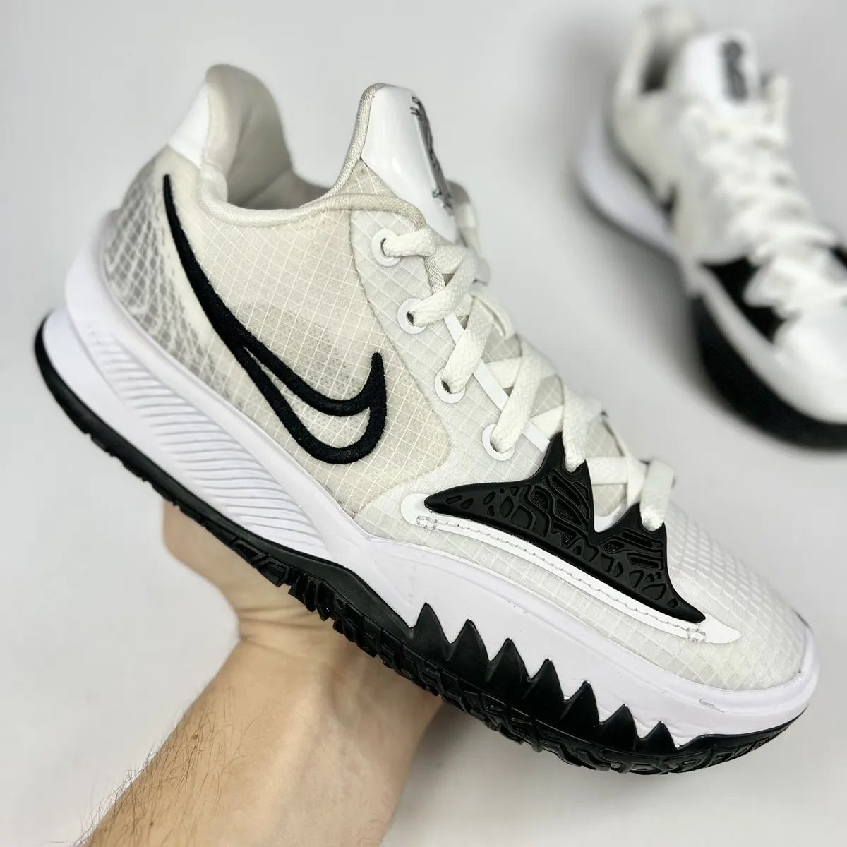 Giày Nike Kyrie Low 4 TB 'White Black' DA7803-100 - Ảnh 2