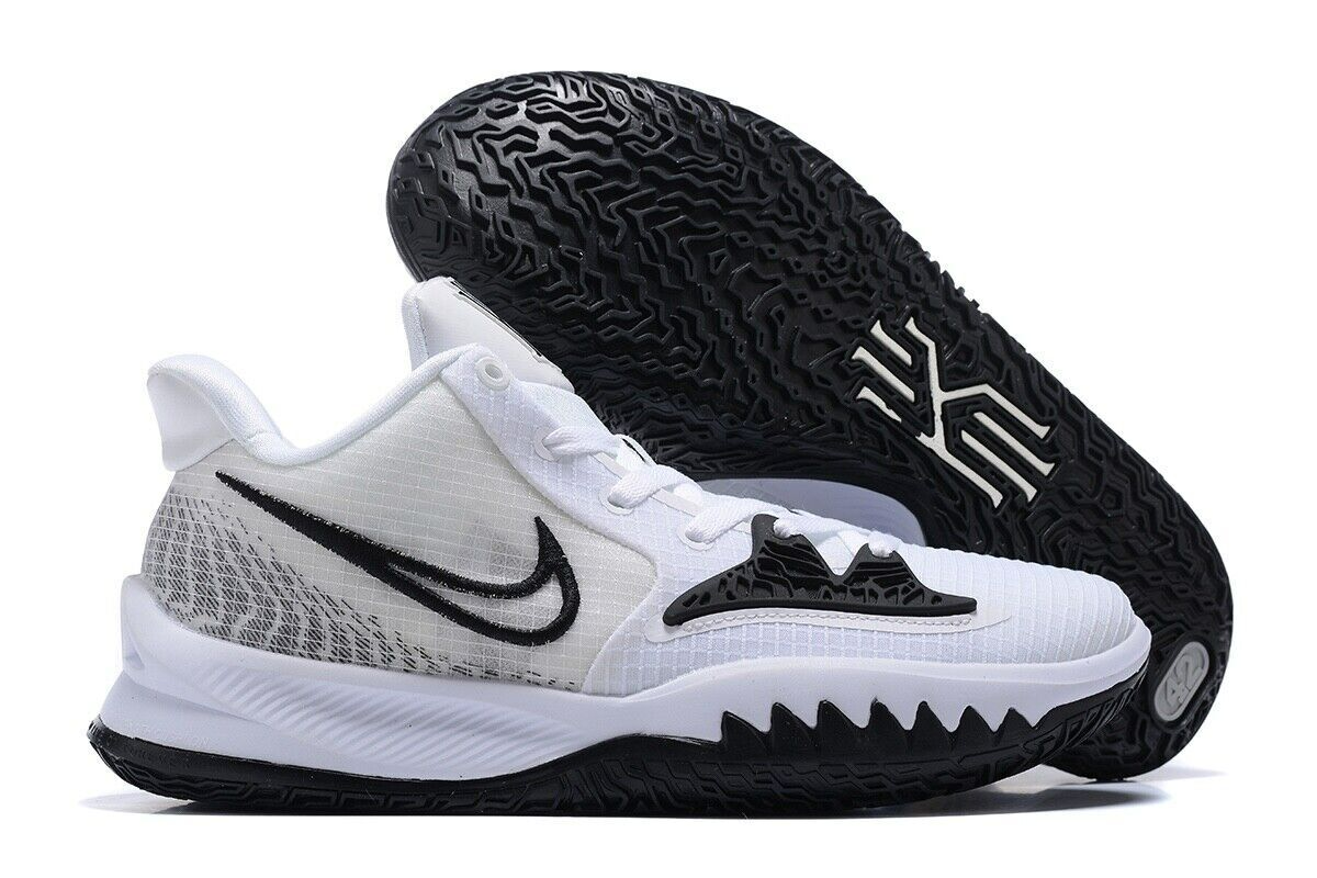Giày Nike Kyrie Low 4 TB 'White Black' DA7803-100 - Ảnh 4
