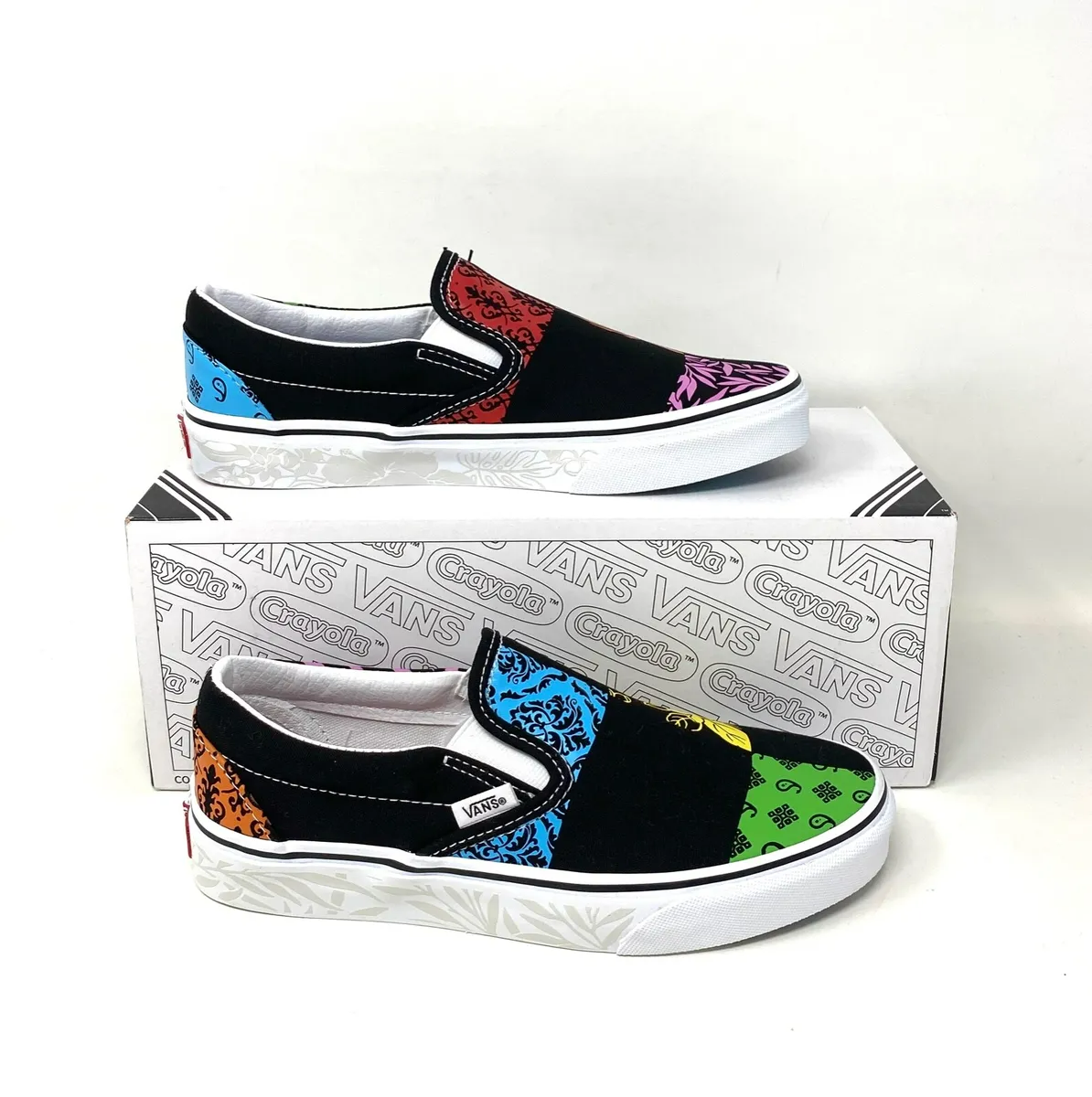 Giay Vans x Crayola Slip-on Skate Shoes 'Mutil Color' VN0A5JMHARZ
