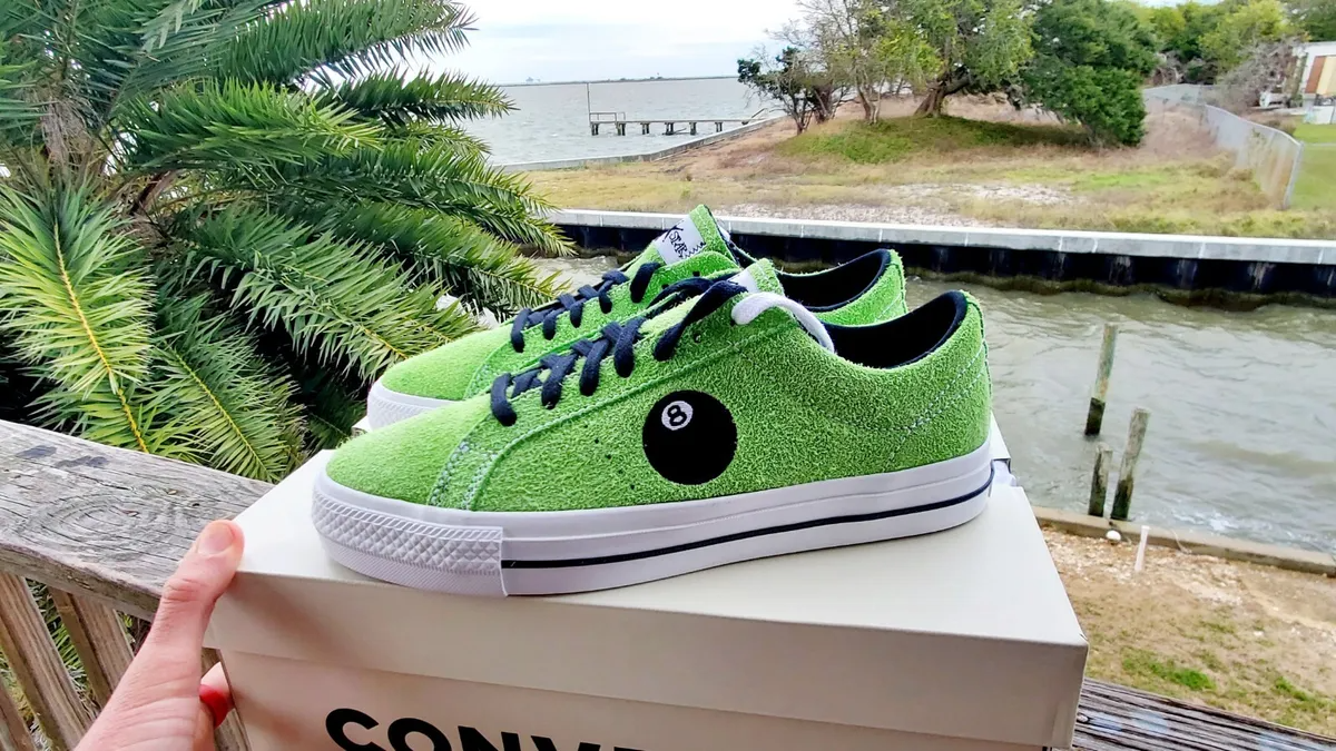 Giày Converse One Star Pro Ox 'Green' A03712C - Ảnh 6