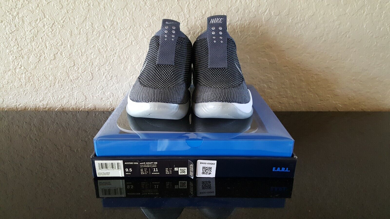 Giày Nike Adapt BB 'Dark Grey' AO2582-004 - Ảnh 4