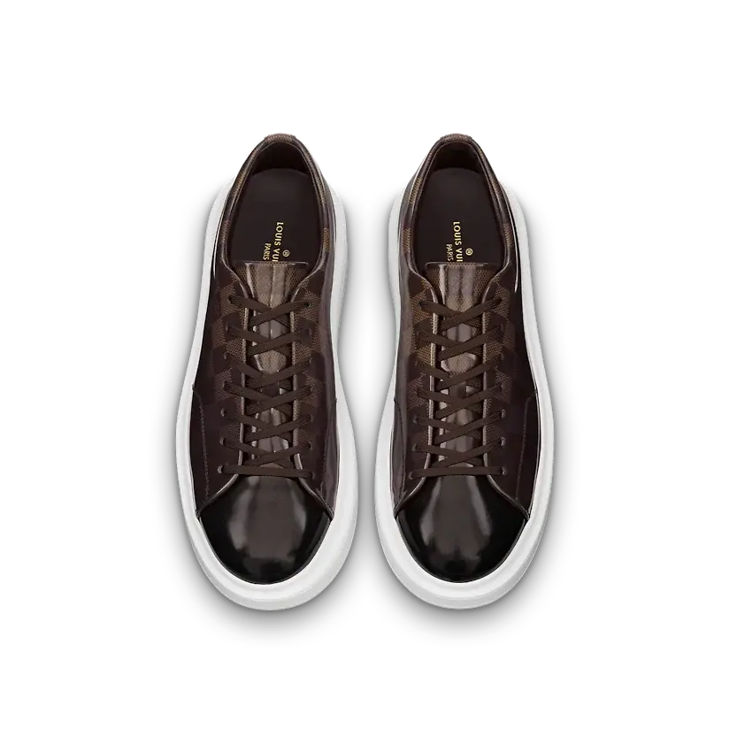 Giay Louis Vuitton Beverly Hills Trainers "Ebene" 1A5UF1