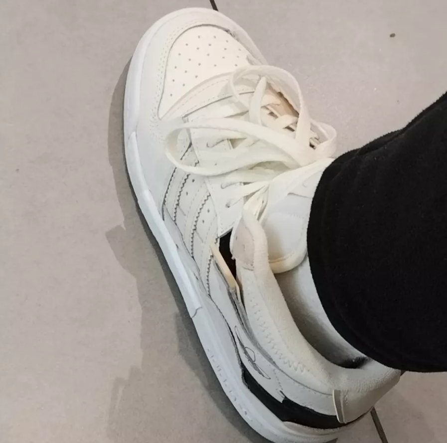 Giày Adidas Forum Exhibit Mid Cream Pink H01922 - Ảnh 4