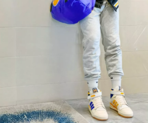 Alternative view of Giày Adidas Forum 84 High Collegiate Purple Collegiate Gold GX9054