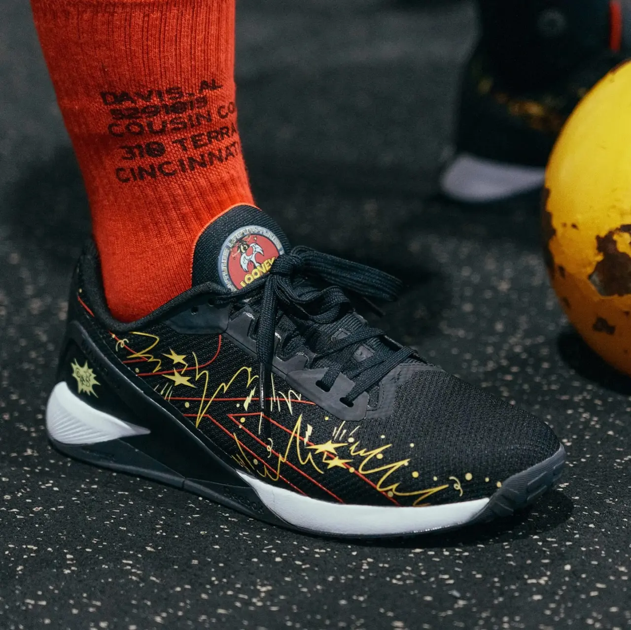 Alternative view of Giày Reebok Nano X1 Looney Tunes 'Core Black' GW4303