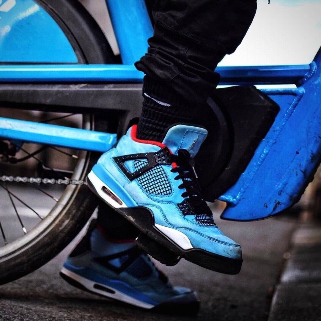 Giày Nike Travis Scott x Air Jordan 4 Retro 'Cactus Jack' 308497-406 - Ảnh 5