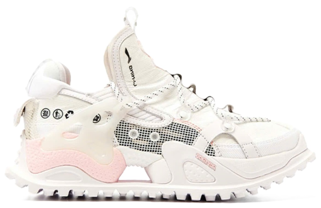 Giày Li Ning Pangu HALO Cherry Blossom Limited Edition Men's White AGLR151-1