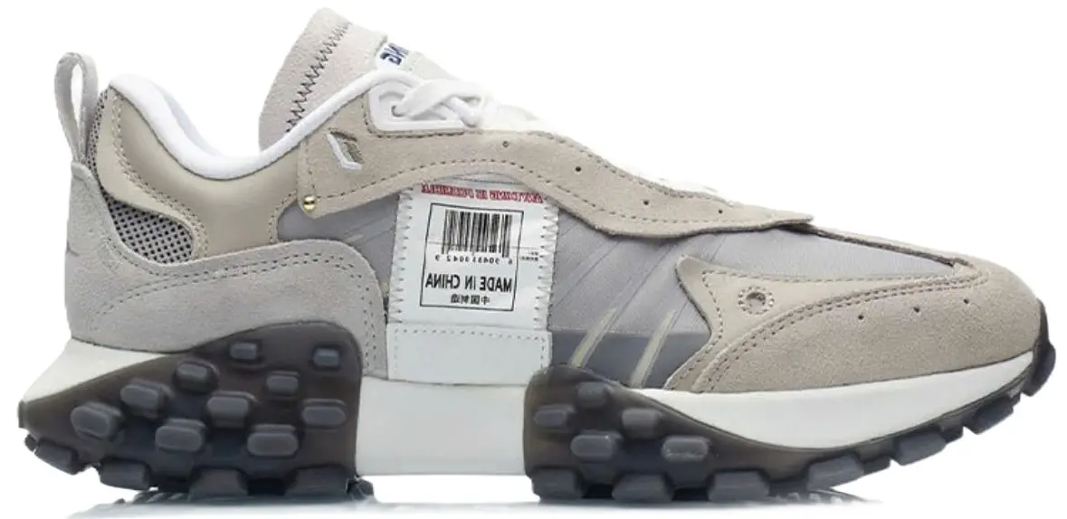 Giày Li Ning Fashion Show Men's Fashion Running Shoes Gray ARYR025-2