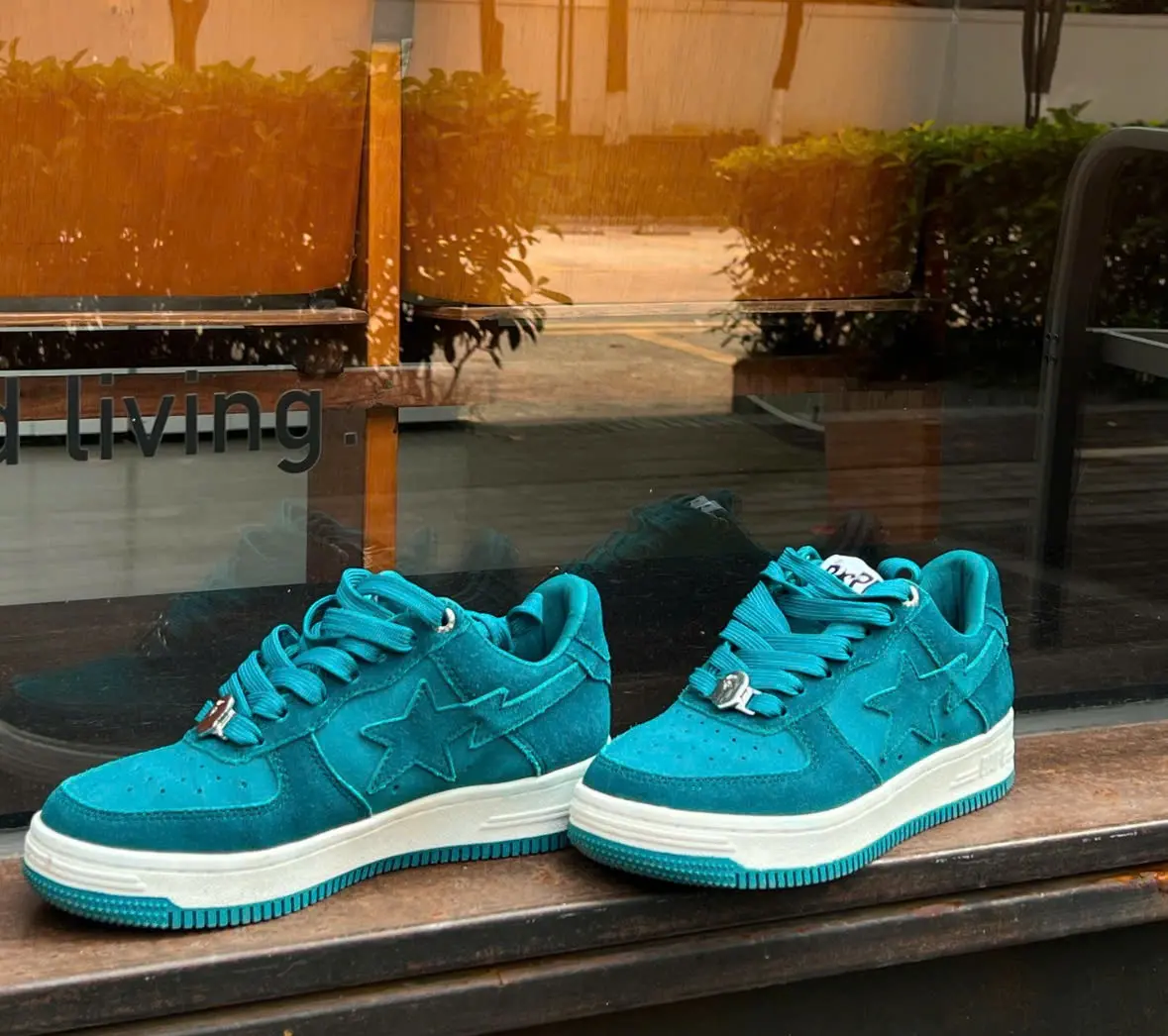 Giay A Bathing Ape Bape Sta 'Suede Green' 1I70-291-007